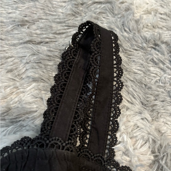 NWT Black Corset Tank Top with Bow Detail - Picture 3 of 6